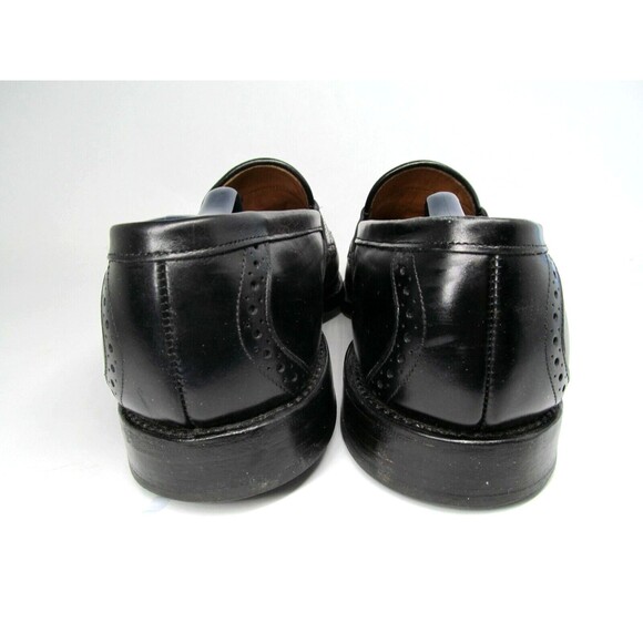 Allen Edmonds Chambrey Black Leather  Wingtip Tassel Loafers Size 9.5 D - Picture 3 of 10